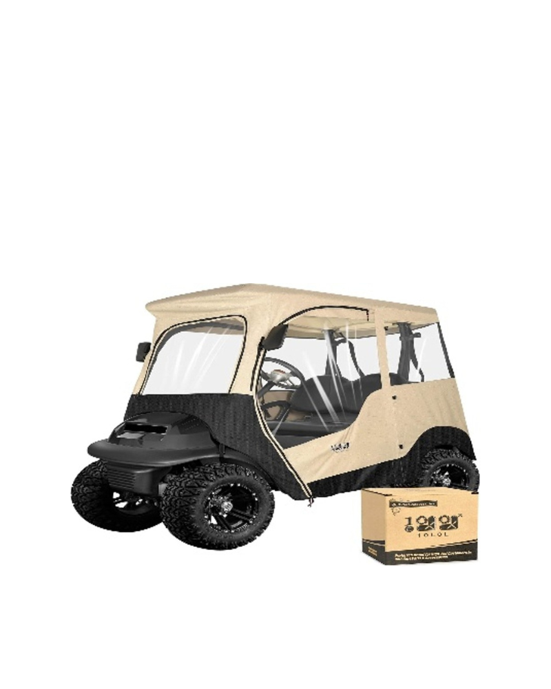 Cart Cover Precedent, Onward and Tempo with Short Roof - 2-Seater - Beige