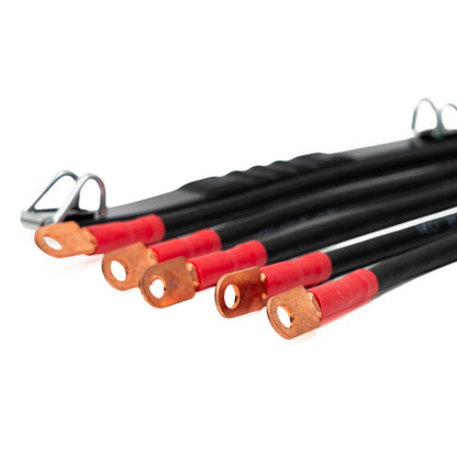 Battery Cable Set with Strap 5pc